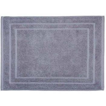 Alfombra de baño de algodón gris taupe 50x70 cm
