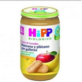 Hipp Bio Potito Manzana, Plátano con Galletas 250gr