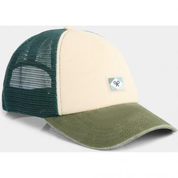 Silbon - Gorra trucker para hombre con parche verde