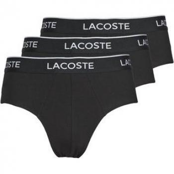 Pack de 3 calzoncillos slips Lacoste para hombre en negro 8H3472
