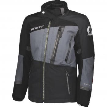 Chaqueta de motocicleta Scott Priority Goretex Negra para hombre, talla L, material textil, impermeable y transpirable