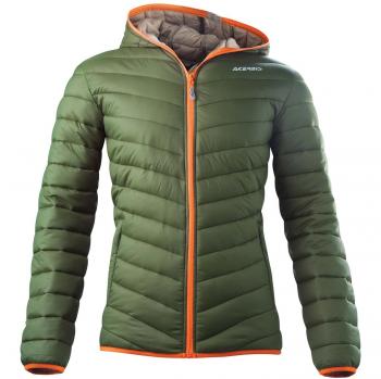 Chaqueta Moto Acerbis Yves verde/marrón