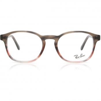 Ray-Ban RX 5417 (8252) Men's Eyeglasses, Brown Frame, Size 52, Blue Light Block Available
