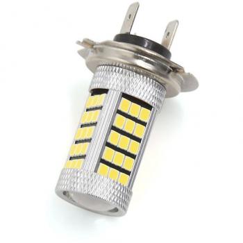 sourcingmap® DC 12V 30W 1600-1800LM2835 H7 66 SMD LED Luz Blanca coches de alta potencia de luz antiniebla