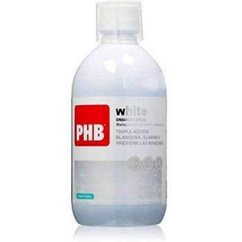 Enjuague Bucal Phb White 500 ml