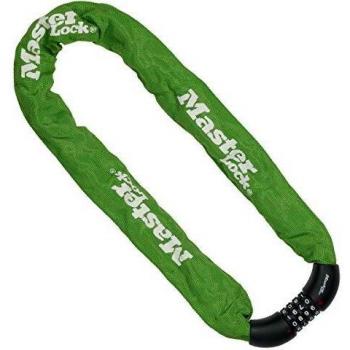 MASTER LOCK 8392EURDPROCOLG Candado, Combinación, 90 cm Cadena, Electrica, Bicicleta Montaña, Verde