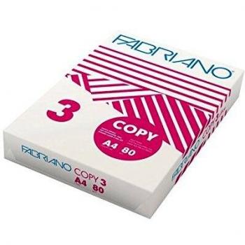 Paquete de 500 hojas A4 80g Copy 3 Office Fabriano