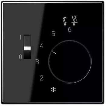 Termostato de suelo radiante LS990 10A negro JUNG
