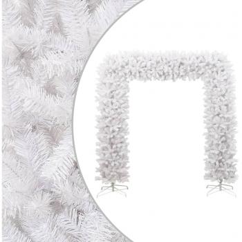 vidaXL Christmas Tree Arch White 240 cm