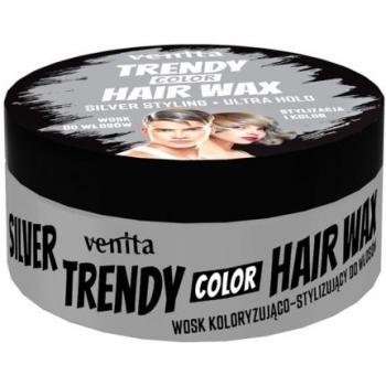 Cera Colorante para el Cabello Plateado 75 g - Venita Trendy