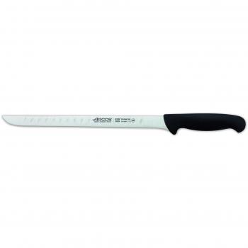 Arcos Serie 2900, Cuchillo Jamonero Flexible, Hoja de Acero Inoxidable Nitrum de 280 mm, Mango inyectado en Polipropileno Color Negro