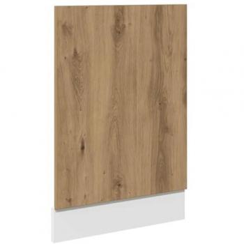 Panel para Lavavajillas Lyon de Madera de Ingeniería Roble Artesanal 45x3x67 cm