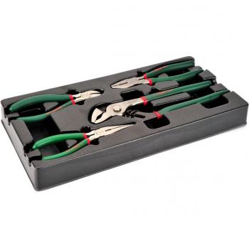 Inserto para carro de herramientas HANS TT-12, módulo de herramientas con diseño modular, fabricado en plástico resistente, incluye compartimentos organizadores ajustables, compatible con carros de herramientas estándar, ideal para mantener las herram