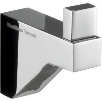 Percha Individual de Baño Cristal y Cromo Manillons Torrent 5408002