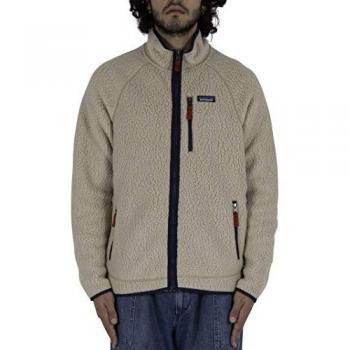 Patagonia Men's Retro Pile Fleece Jacket - Beige, Size S