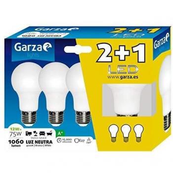 LED BOMBILLA STD 12W E27 240º 1060Lm 40K CAJA 2+1