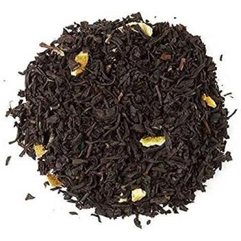 Aromas de Té, Té Negro, Té Negro Sueños del Mediterráneo, Con Cáscara de Naranja y Aroma Natural, Energizante, Antioxidante, Sin Gluten, 50 gr.