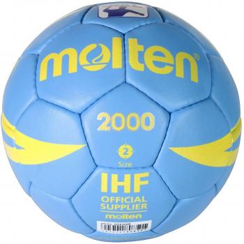 Molten H2X2000 - Balón de balonmano, color celeste, tamaño 2