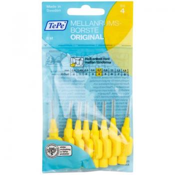 Cepillos Interdentales TePe Original 0,7 mm - Paquete de 8 unidades