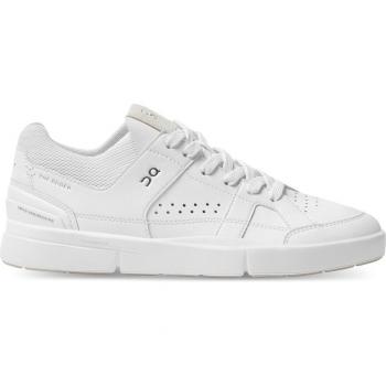 On The Roger Clubhouse Men's Low-Top Synthetic Leather Sneakers - All White