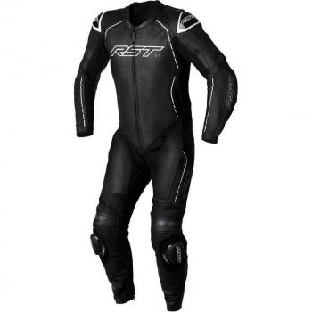 Mono de cuero RST S1 CE Negro-Blanco