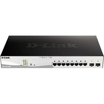 D-Link DGS-1210-10MP 10-Port Gigabit PoE+ Smart Managed Switch with 2 SFP Ports