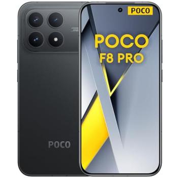 Smartphone POCO F8 Pro 5G Dual SIM 12GB RAM 512GB Pantalla AMOLED 6.59 120Hz Batería 6210mAh IP68 Negro