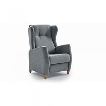 Sillón Relax Manual Ula - Color Azul Chapi