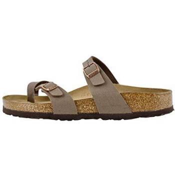 Sandalias Birkenstock Mayari Mocca de Birko-Flor para mujer, color marrón, talla 4