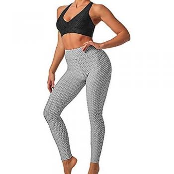Merlvida Cintura Alta Leggins Mujer Push Up Anti-Cellulite Mallas de Deporte de Mujer - Elásticos Leggins Deportivos Mujer Levante Los Pantalones de Yoga/Ropa Deportiva Mujer para Yoga Fitness Running