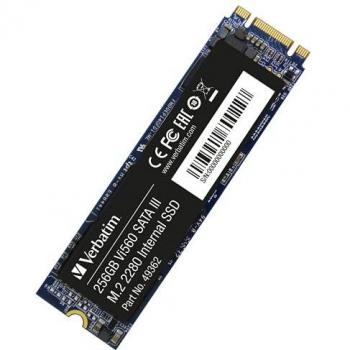 Verbatim Vi560 M.2 2280 SATA III Internal SSD, 256GB, Retail Package