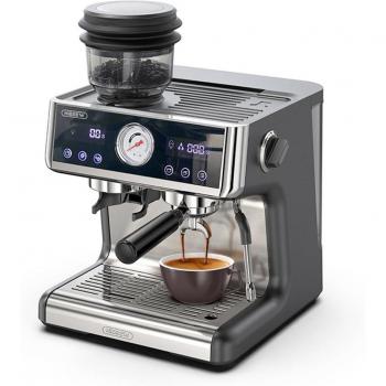 HiBREW H7A Cafetera Espresso con Pantalla Táctil LCD Plata