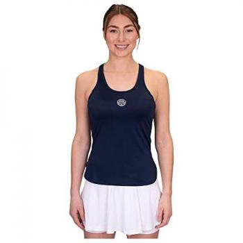 BIDI BADU Crew Camiseta De Tirantes Mujeres - Azul Oscuro, camiseta sin mangas, para mujeres, color azul oscuro