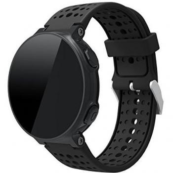 Supore Forerunner 235 Correa Reemplazo Suave Silicona Watch Band Deportiva Accessorios de Reloj Pulsera Ajustable con Cierre de Clip para Garmin Forerunner 235/220 / 230/620 / 630/735 Smart Watch