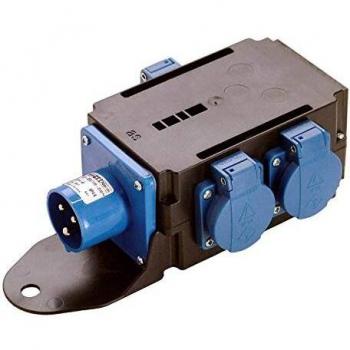 Distribuidor de corriente CEE MIXO WESER 60498 230 V 16 A IP44 para exterior
