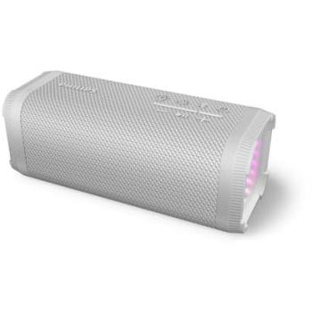 Altavoz Bluetooth Philips TAS2000 - 10W, Efectos de Iluminación, Control de Volumen, IPX5, Batería Recargable 20h, Color Blanco