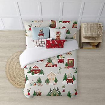 Funda Nórdica Laponia 140x200 cm con Botones, 50% Algodón - 50% Poliéster