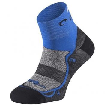 Lurbel Race Calcetines para Running Tobbilleros Sin Costuras Transpirables y Anti-Ampollas Color Negro Azul Tamaño S