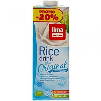 Lima - Leche de arroz - Original - 1 l - , Pack de 6
