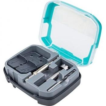 wolfcraft Set para instalación de bisagras de cazoleta, Ø 26 mm, 5 piezas I 4655000 I Para la instalación