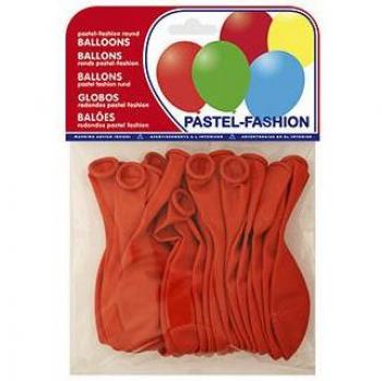 Globo 100% látex biodegradable pastel rojo bolsa de 20 unidades