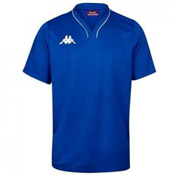 Kappa Calascia Camiseta Baloncesto, Hombre, Azul, S