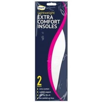 Lightweight Extra Comfort Memory Foam Cut to Fit Insoles 2 Pairs