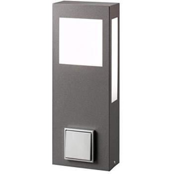 Aplique de exterior Aqua Rain, color antracita, resistente al agua