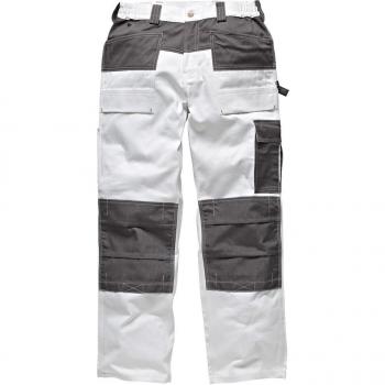 Dickies Mens GDT290 Workwear Trousers White Grey WD4930W