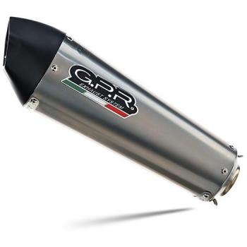GPR Escape homologado GP Evo4 Titanium con db killer desmontable y tubo de conexión específico para Benelli Trk 502 X 2017-2020