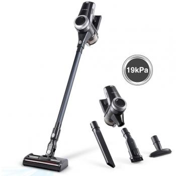 Alfawise V9 Aspiradora inalámbrica 4 en 1, Aspiedor a mano, Aspirador recargable, cepillos intercambiables, Potencia de 12000-19000 Pa limpieza rápida y fácil, multifuncional para casa y coche