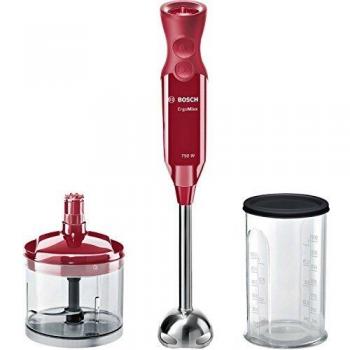 Bosch MSM67120R ErgoMixx Batidora de mano, 750 W, color rojo burdeos