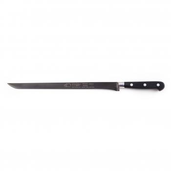 Walter 8528 - Cuchillo jamonero, Forjado, 28 cm, Titanio Negro