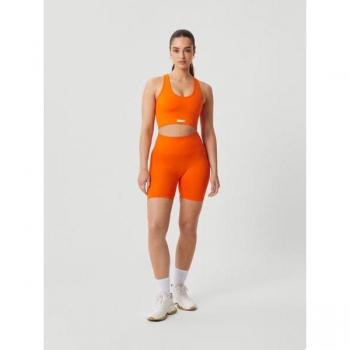 Björn Borg Borg Seamless Rib Shorts Orange, XS